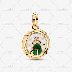 Pandora Scarab Beetle Medallion Charm|Pendant